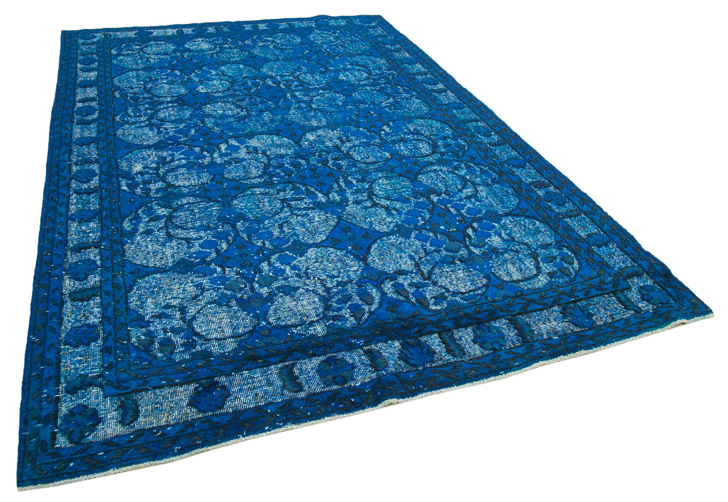 7x10 Blue Over Dyed Rug - 25548