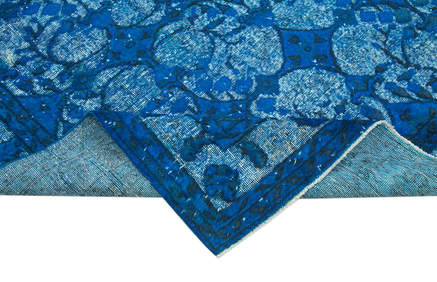 7x10 Blue Over Dyed Rug - 25548