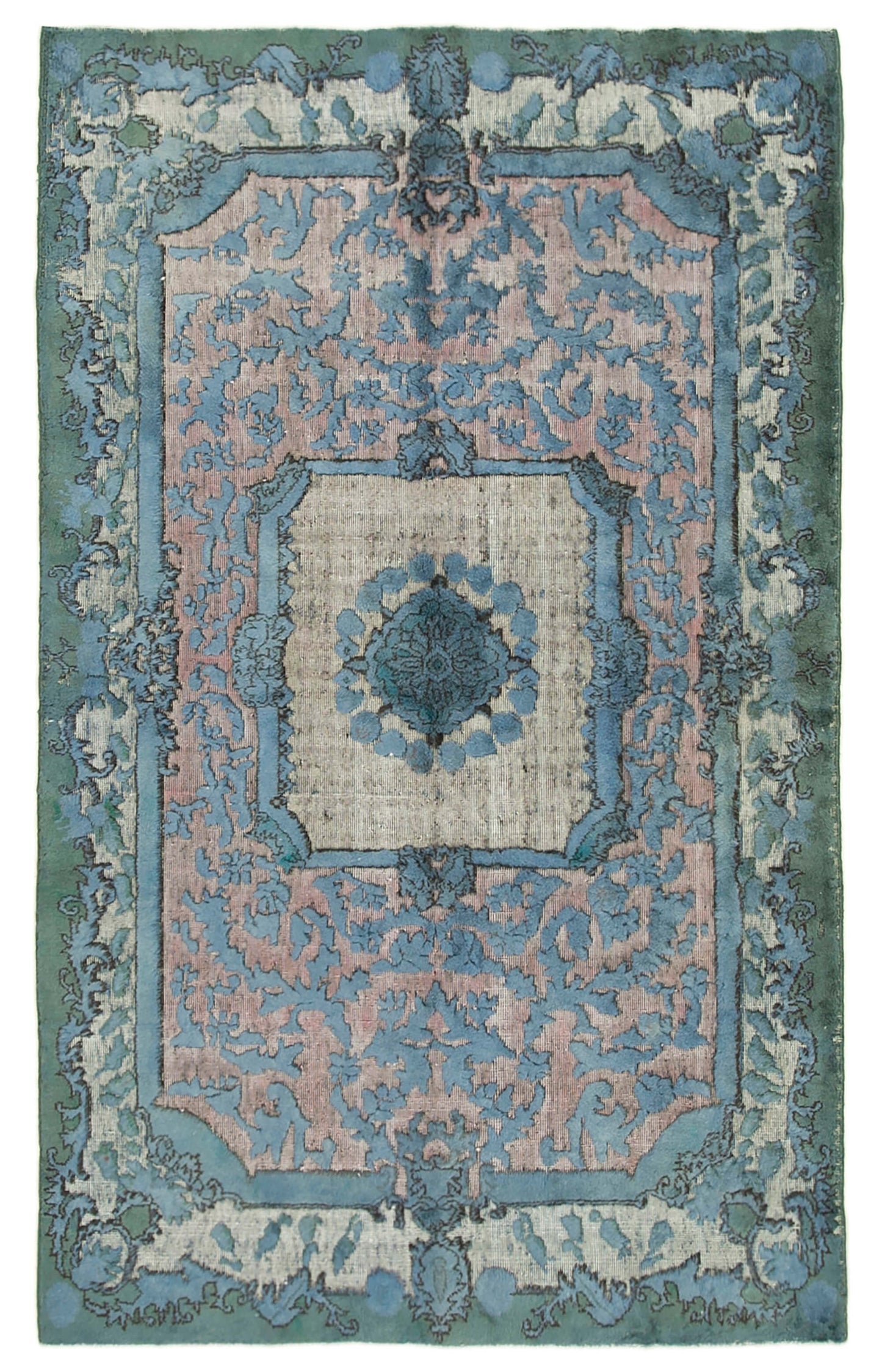 5x8 Blue Over Dyed Rug - 25557