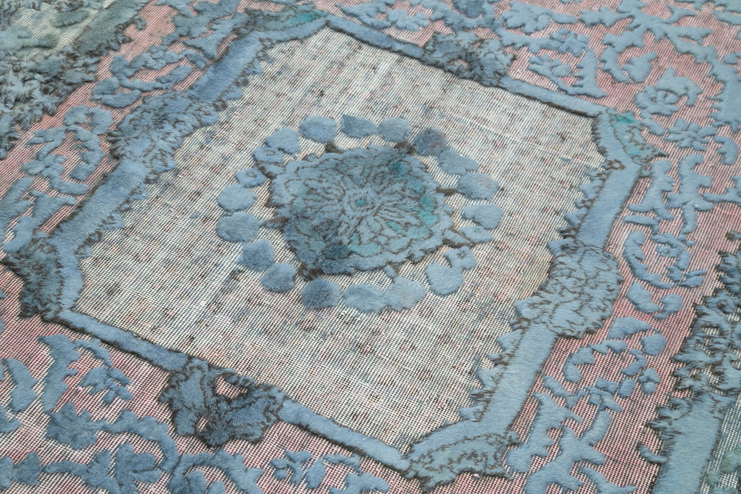 5x8 Blue Over Dyed Rug - 25557