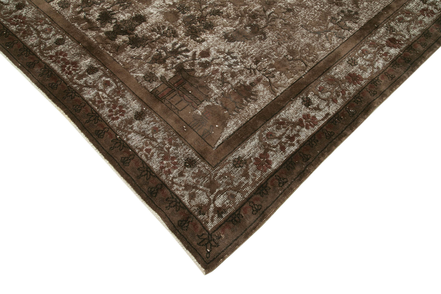 7x10 Brown Over Dyed Rug - 25558