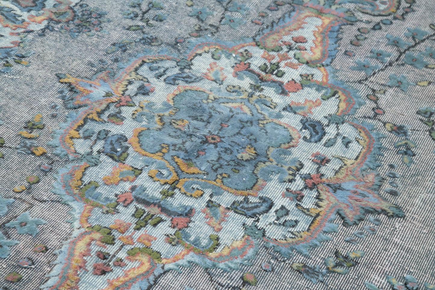 5x9 Blue Over Dyed Rug - 25566