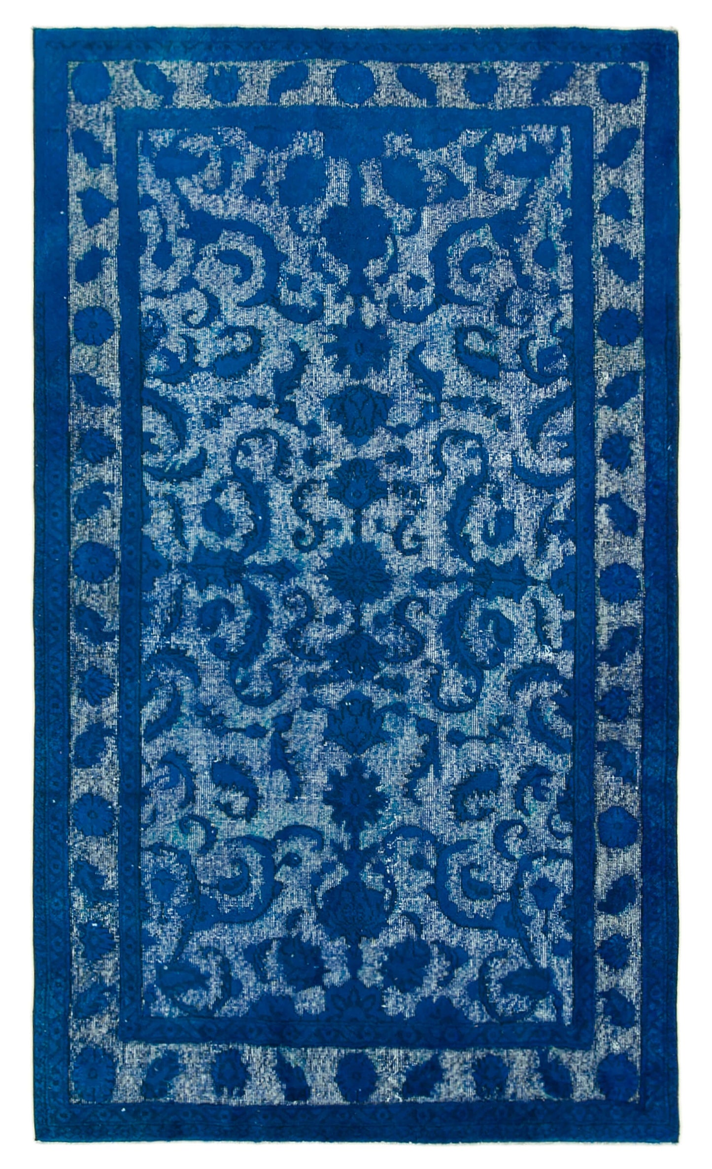 5x8 Blue Over Dyed Rug - 25572