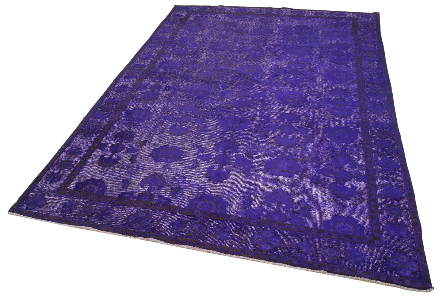6x9 Purple Over Dyed Rug - 25587