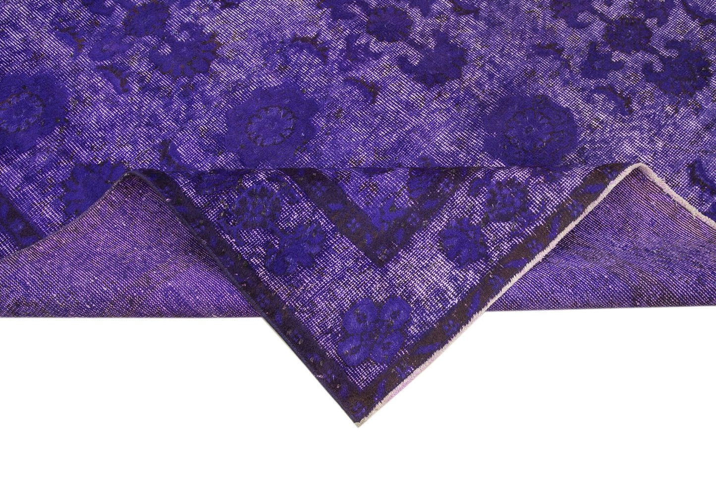 6x9 Purple Over Dyed Rug - 25587