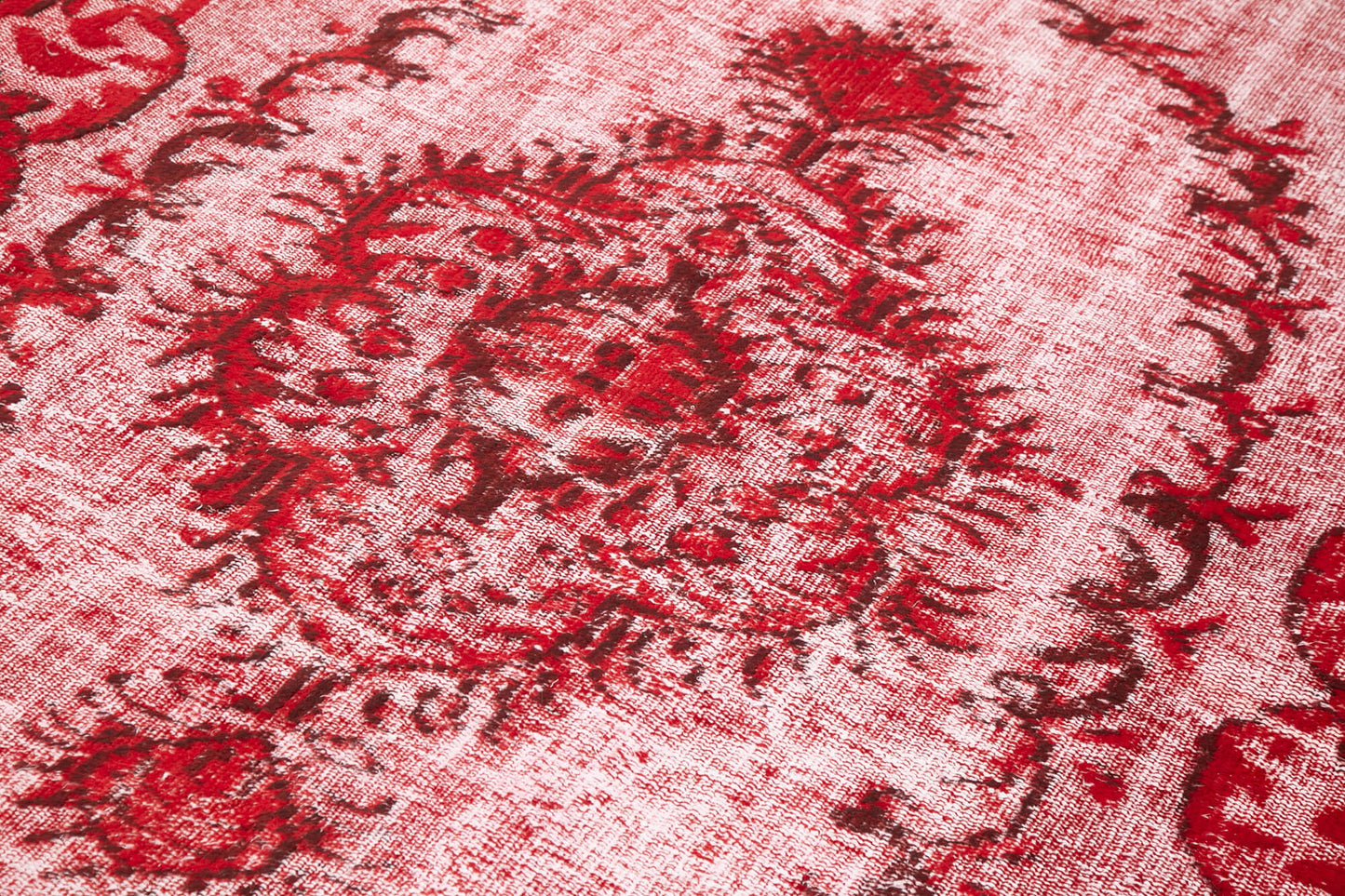 5x9 Red Over Dyed Rug - 25614