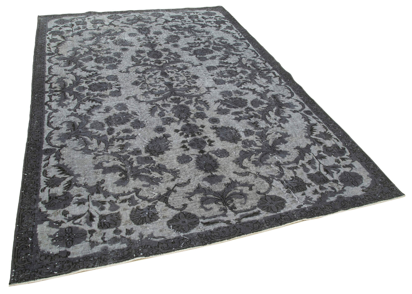 6x9 Grey Over Dyed Rug - 25618