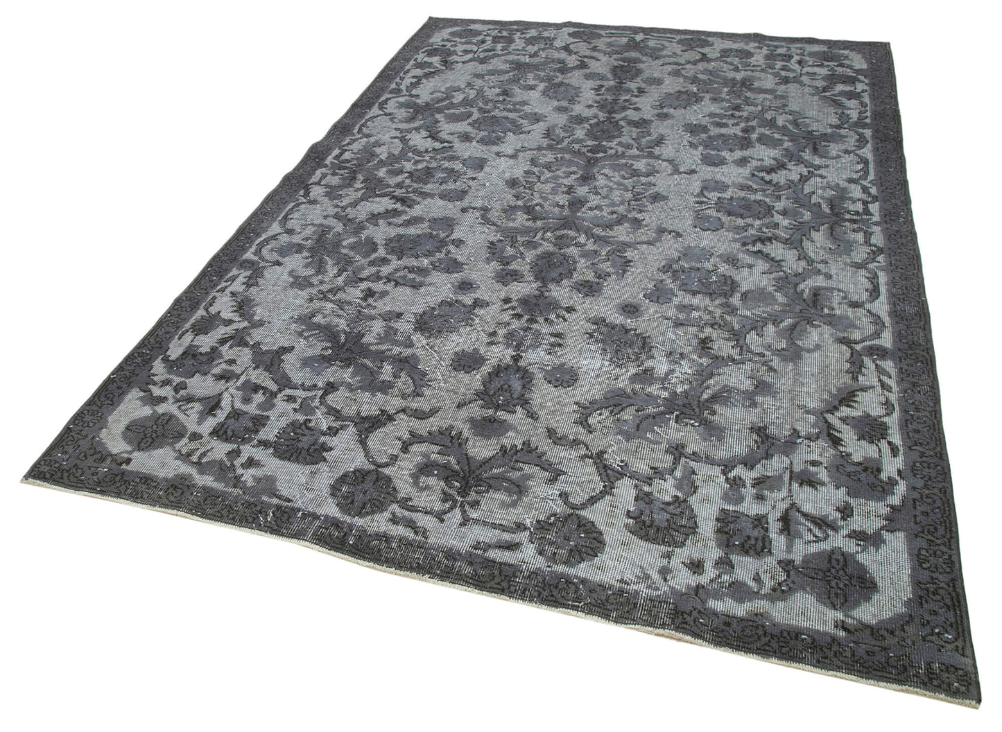 6x9 Grey Over Dyed Rug - 25618