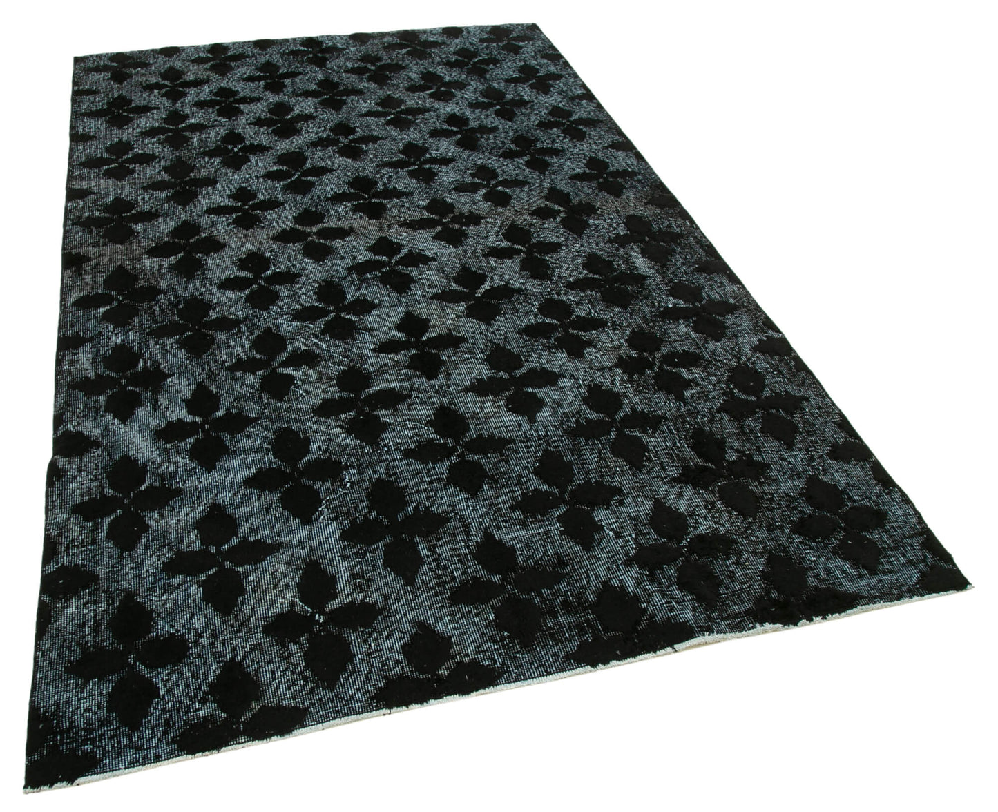 5x8 Black Over Dyed Rug - 25620