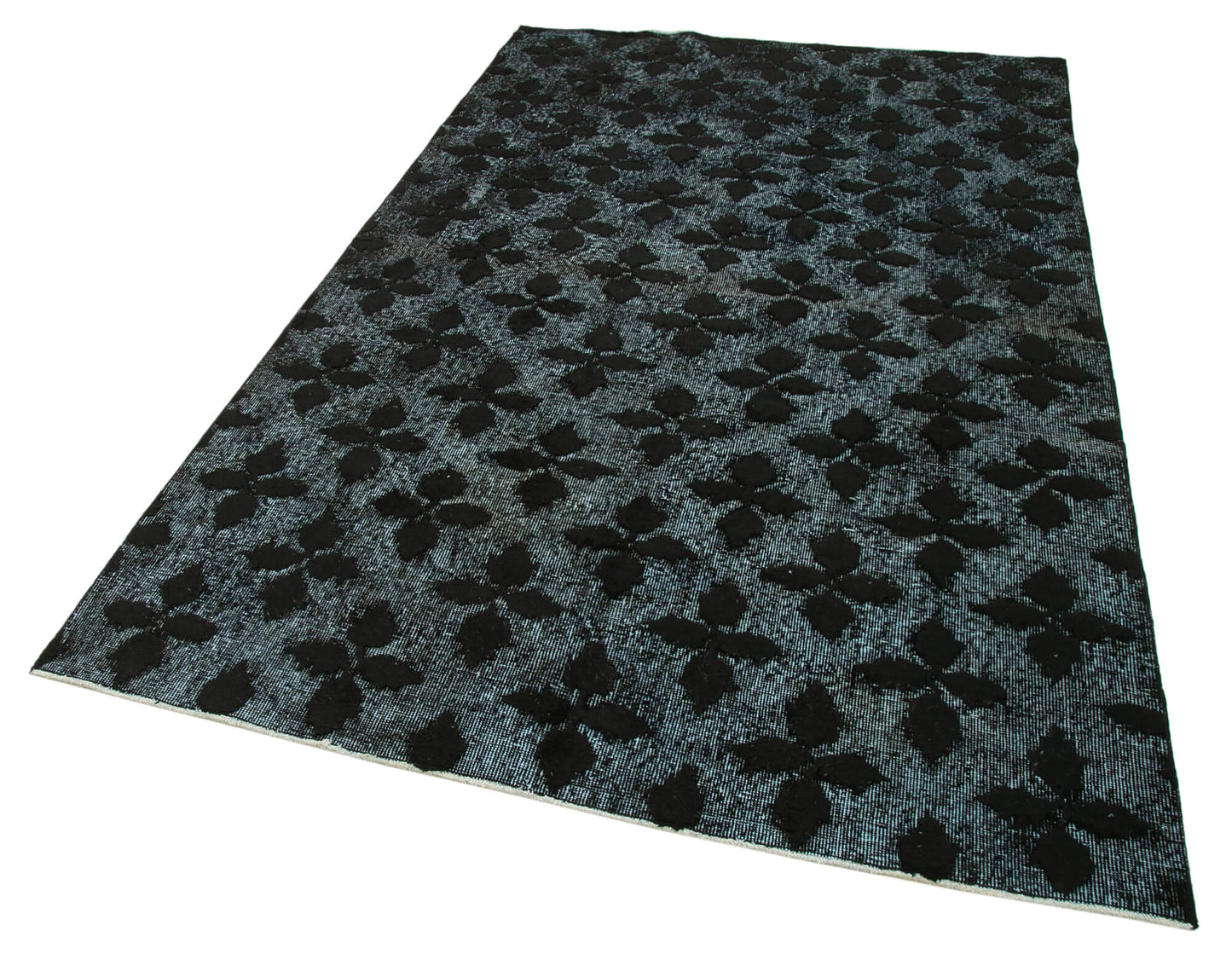 5x8 Black Over Dyed Rug - 25620