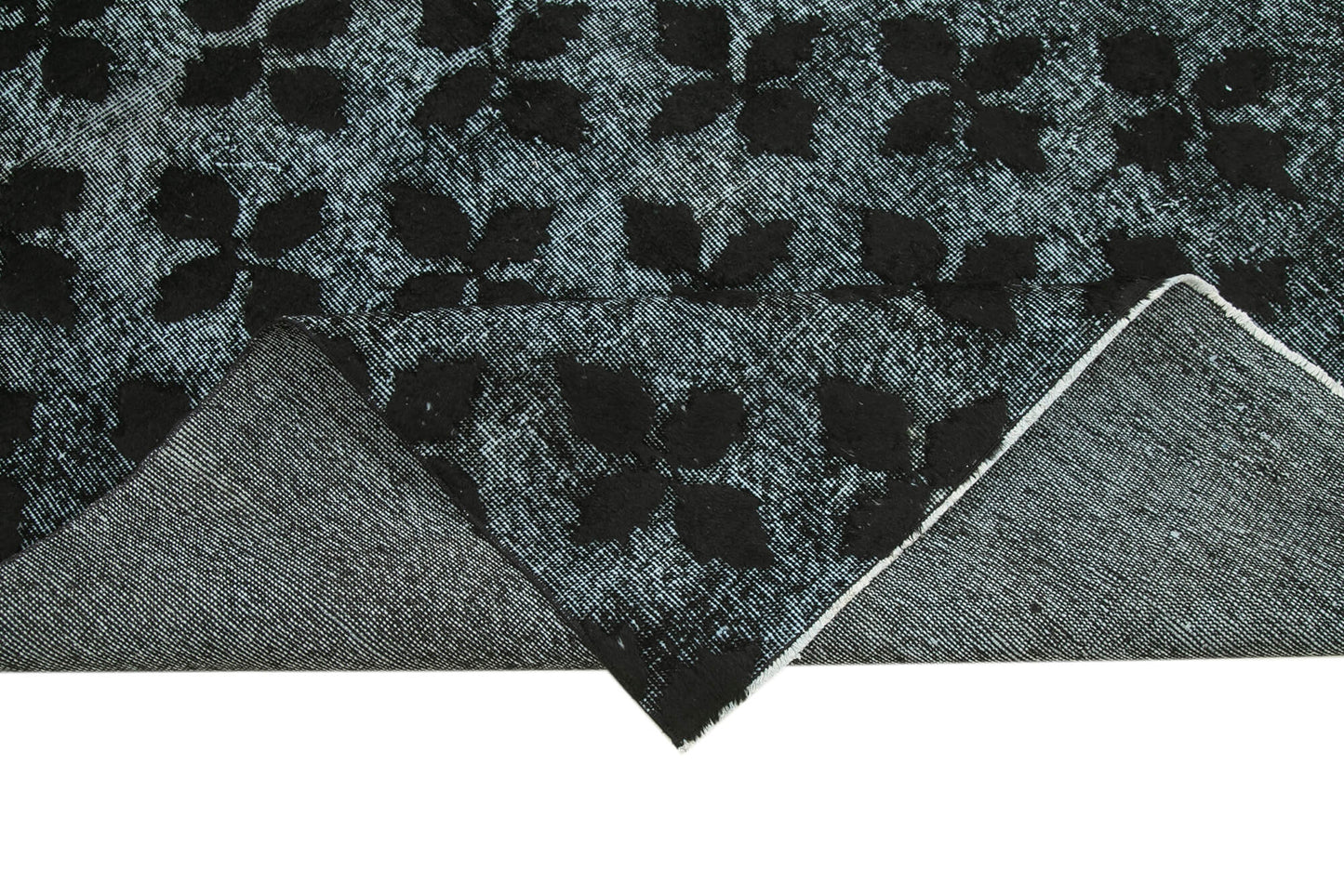 5x8 Black Over Dyed Rug - 25620
