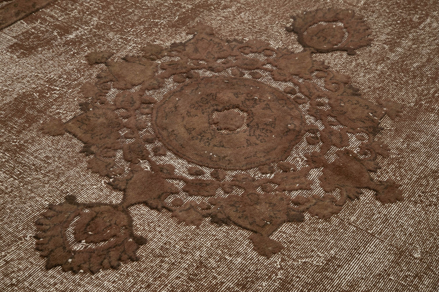 7x10 Brown Over Dyed Rug - 25626