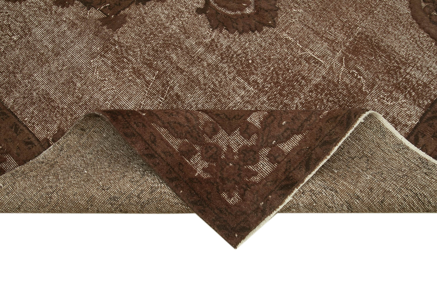 7x10 Brown Over Dyed Rug - 25626