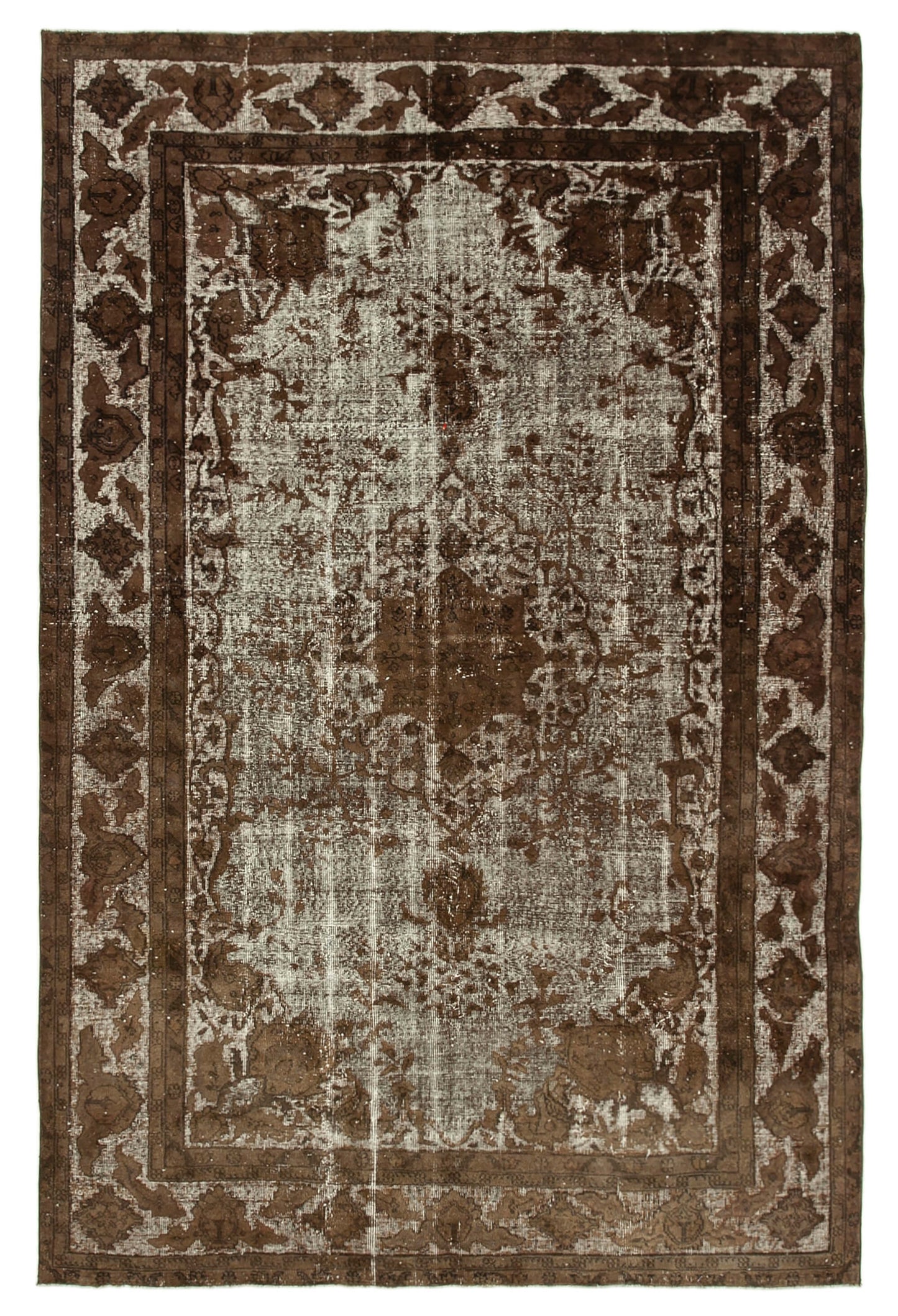 7x10 Brown Over Dyed Rug - 25627