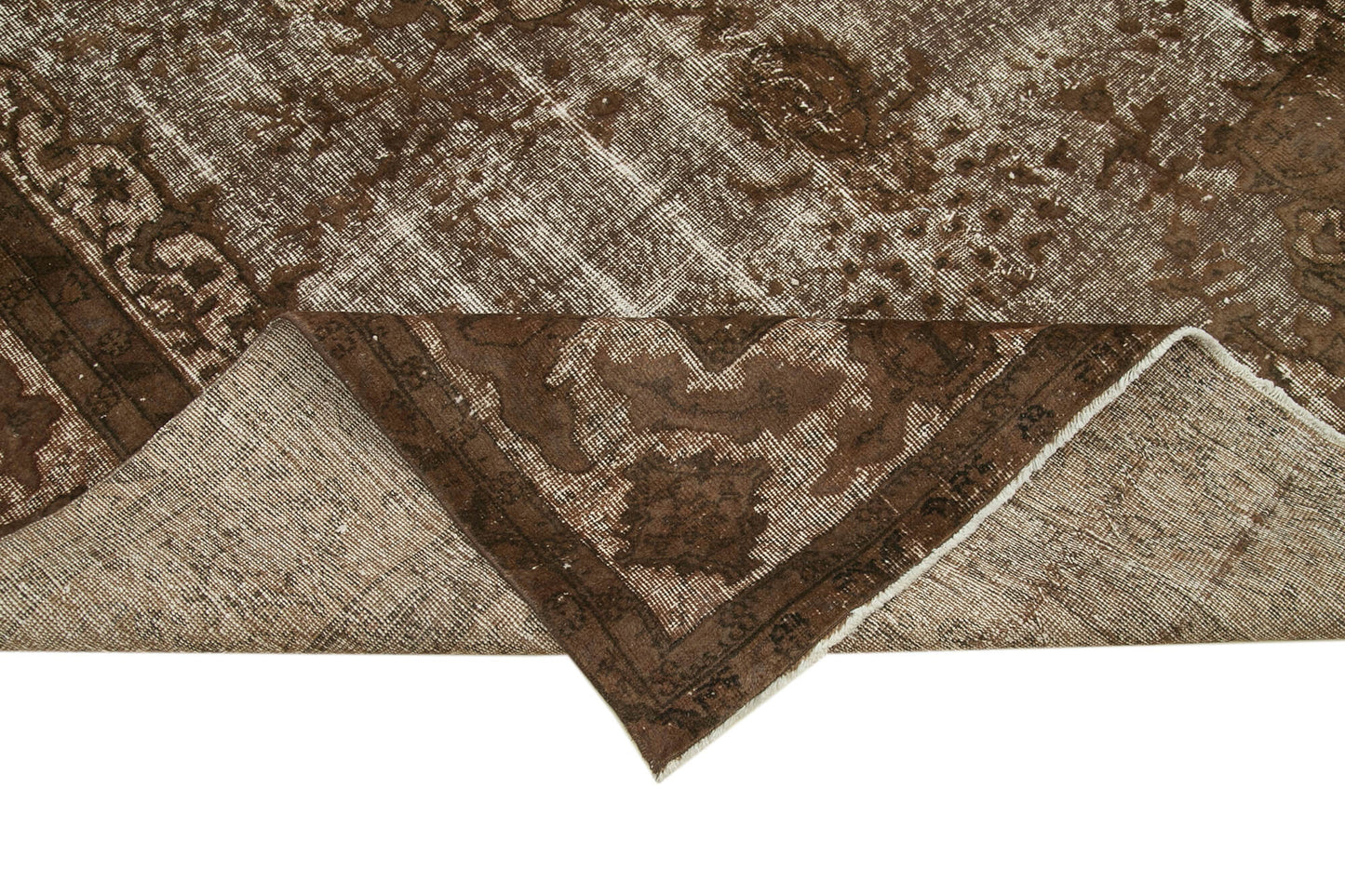 7x10 Brown Over Dyed Rug - 25627