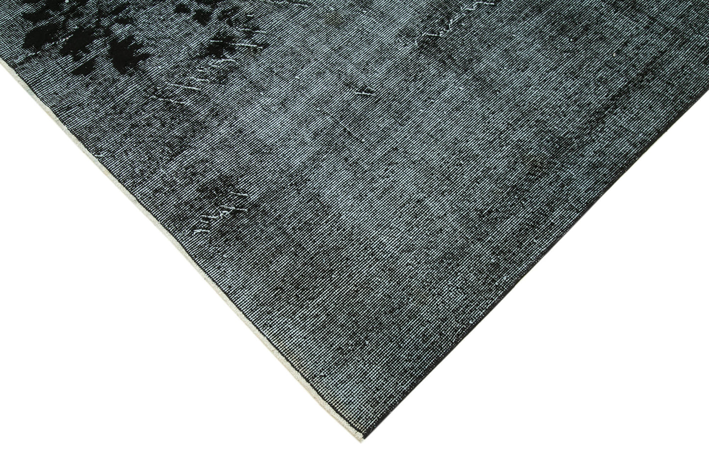 5x9 Black Over Dyed Rug - 25630