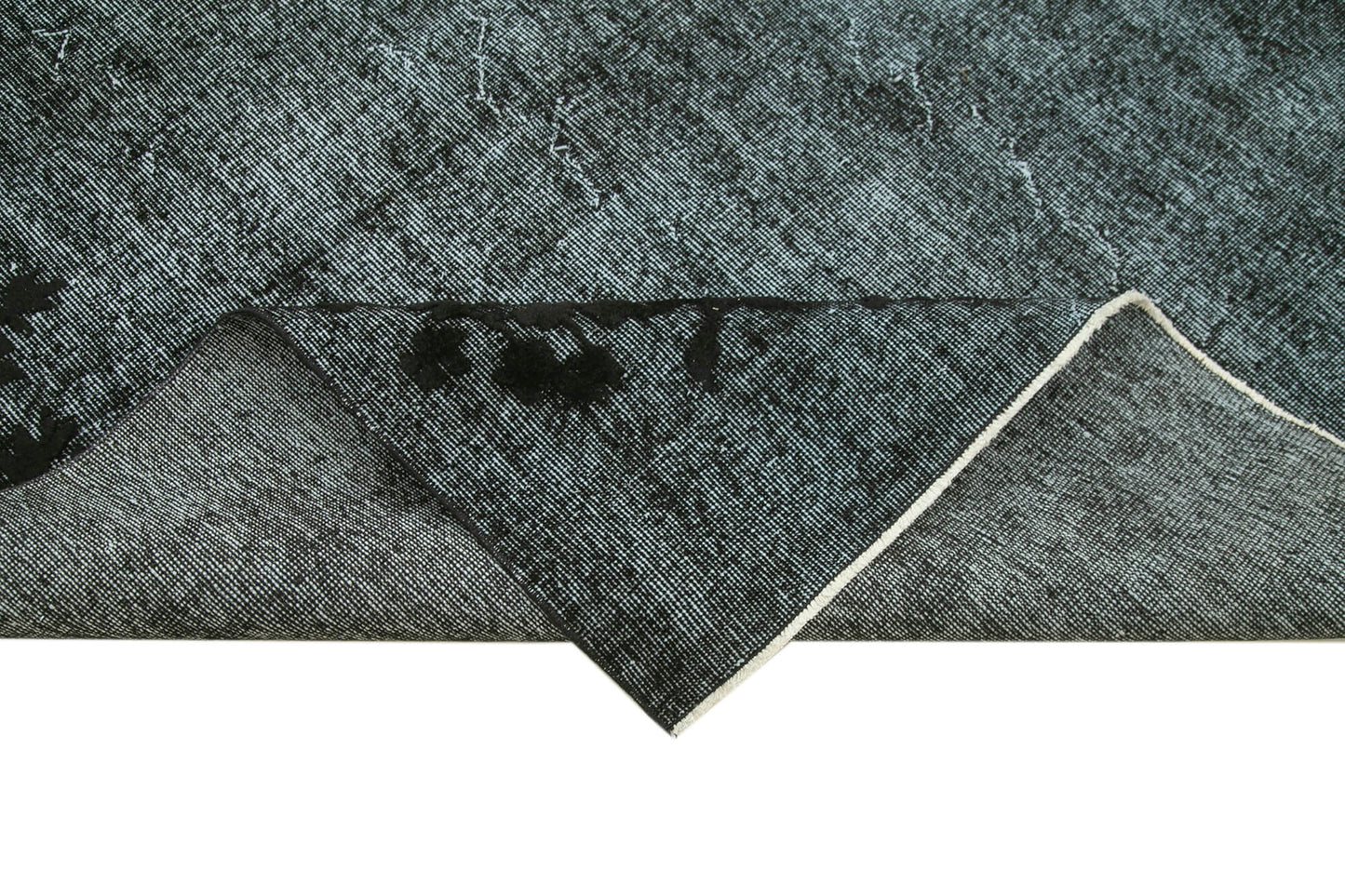 5x9 Black Over Dyed Rug - 25630