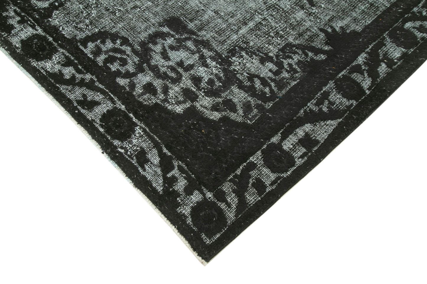 6x10 Black Over Dyed Rug - 25631