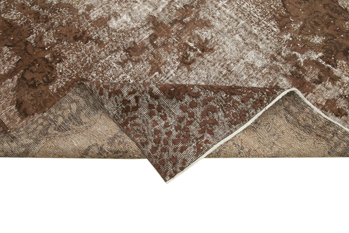 6x11 Brown Over Dyed Rug - 25632