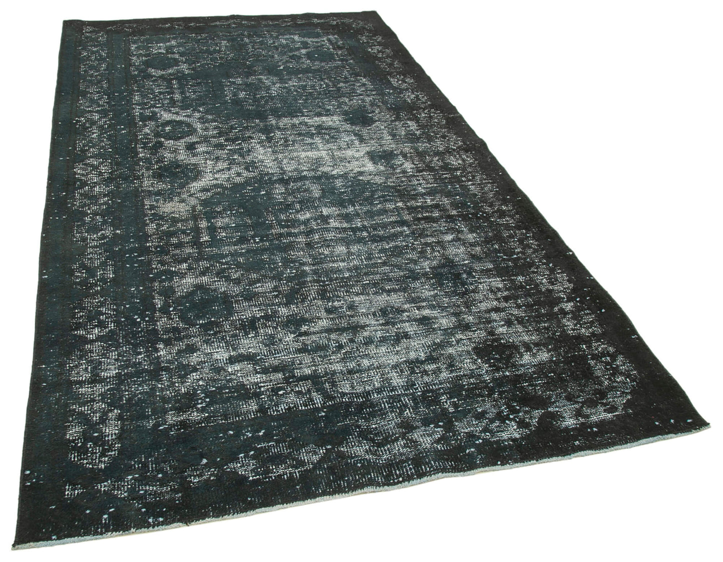 5x9 Black Over Dyed Rug - 25645