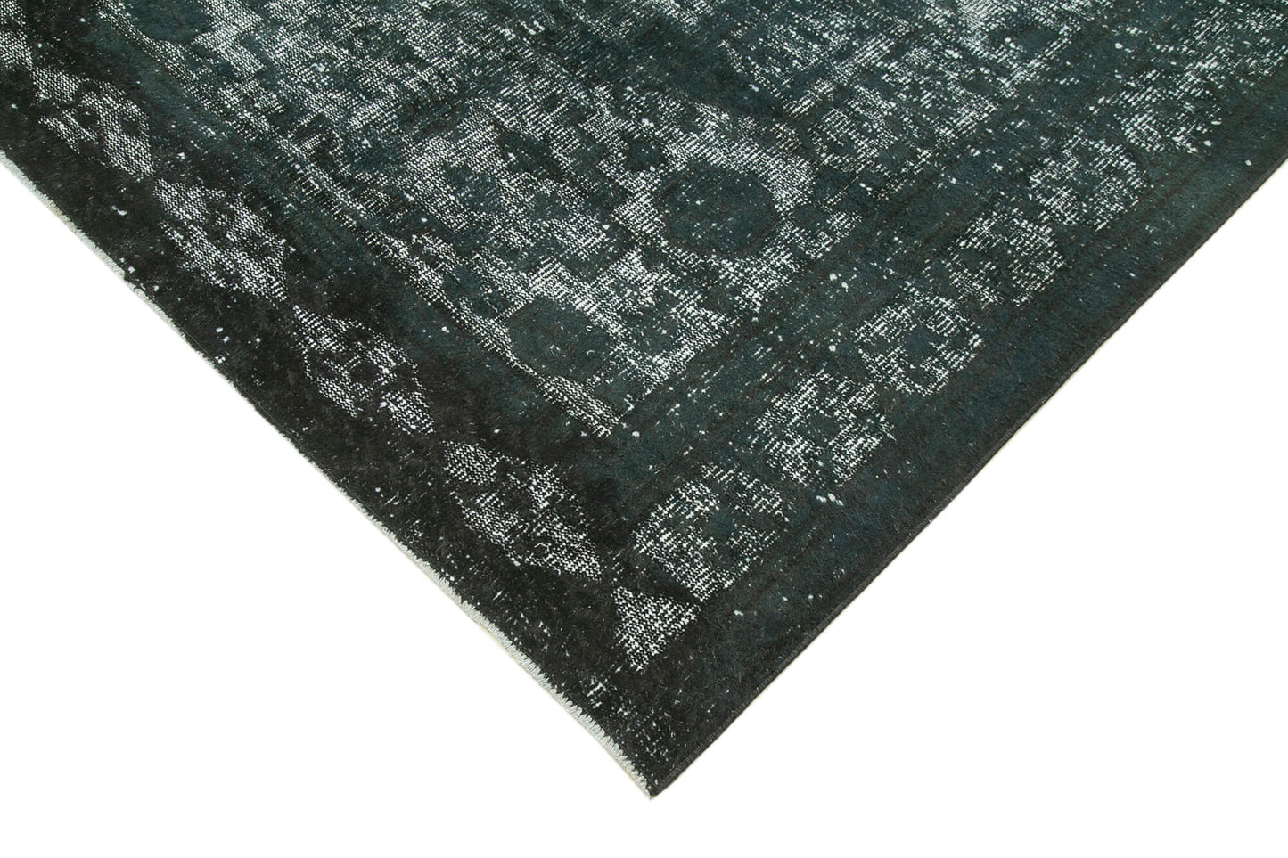 5x9 Black Over Dyed Rug - 25645