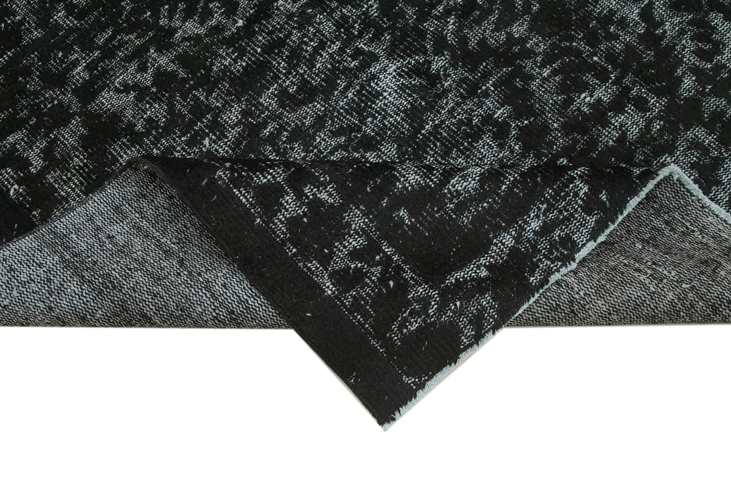 5x8 Black Over Dyed Rug - 25646