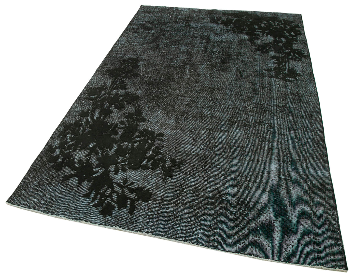 5x8 Black Over Dyed Rug - 25659