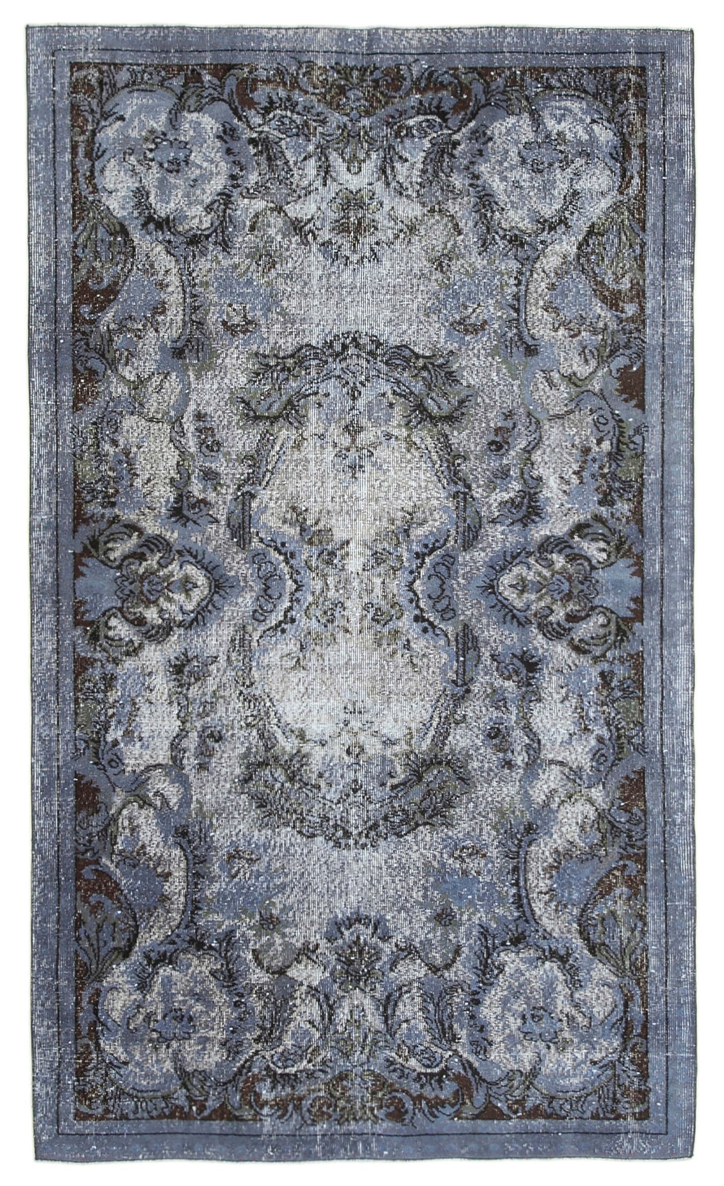 5x9 Grey Over Dyed Rug - 25660