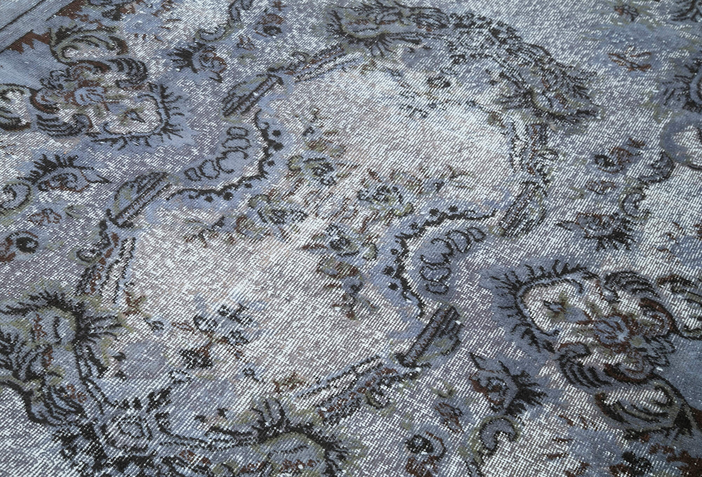 5x9 Grey Over Dyed Rug - 25660