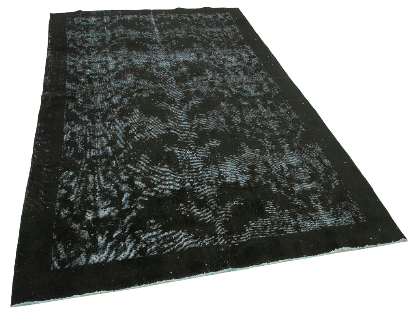 5x9 Black Over Dyed Rug - 25662