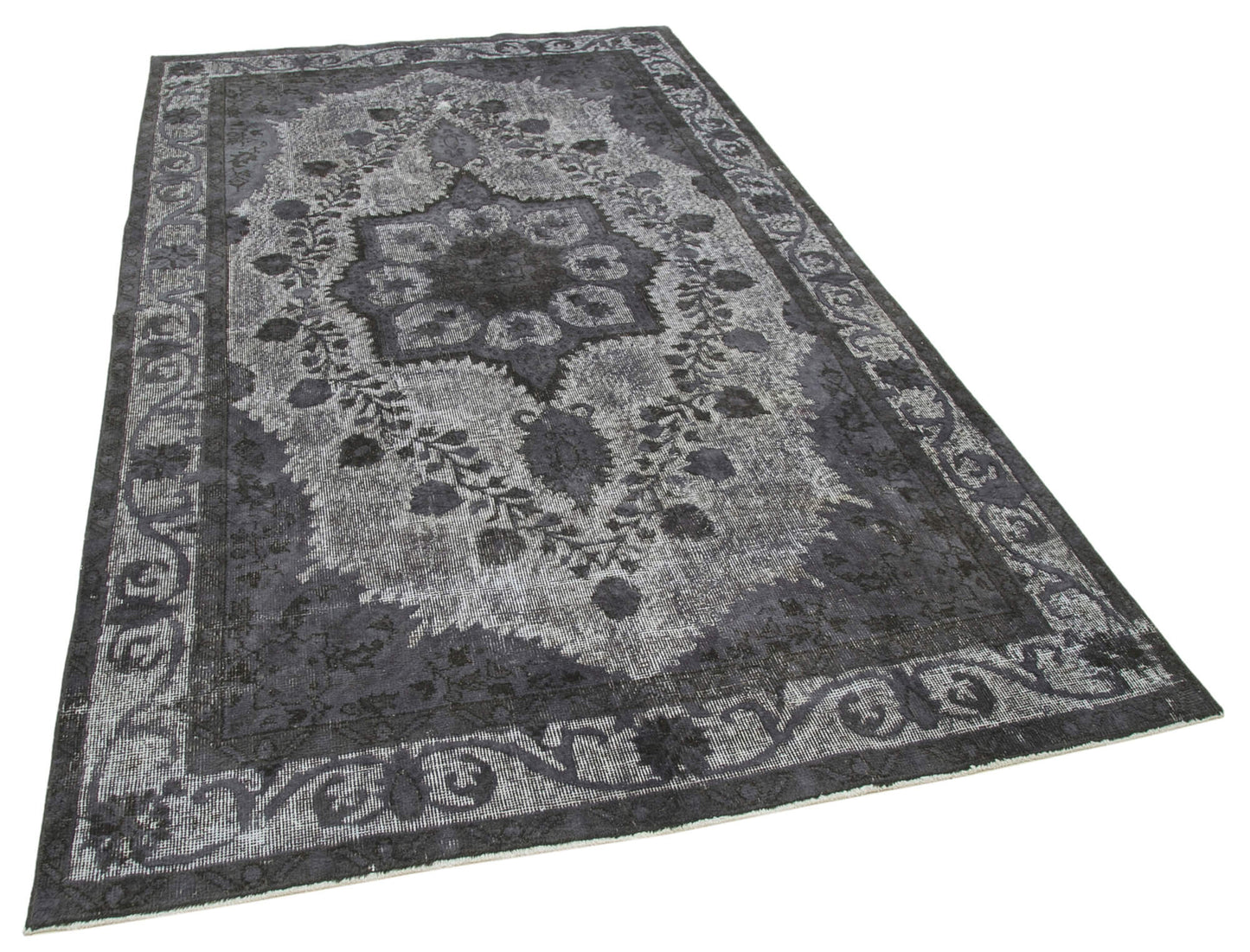 5x9 Grey Over Dyed Rug - 25671