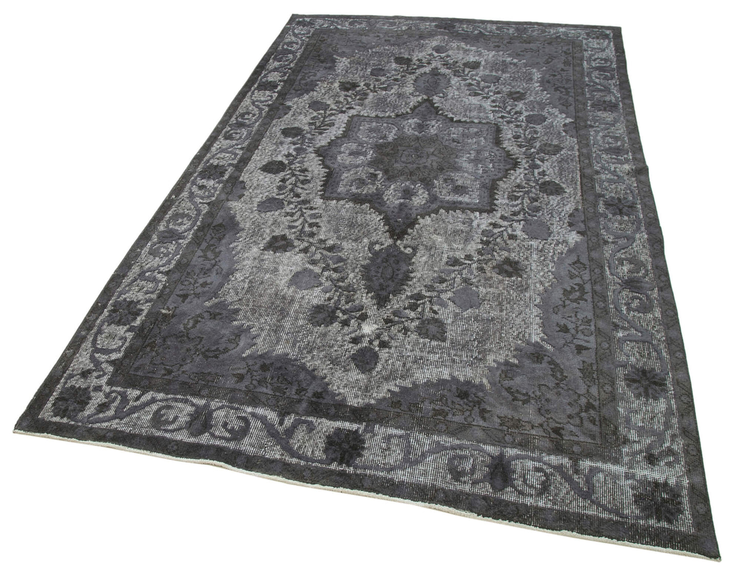 5x9 Grey Over Dyed Rug - 25671