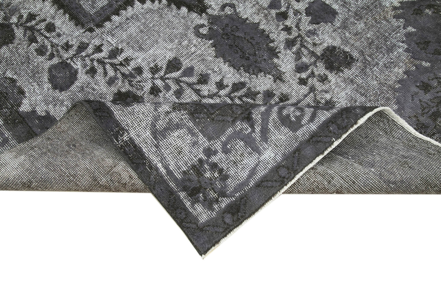 5x9 Grey Over Dyed Rug - 25671