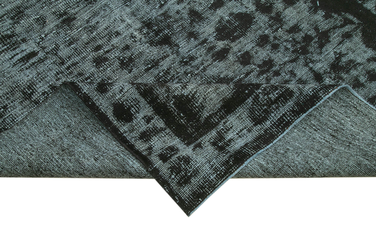 6x9 Black Over Dyed Rug - 25676