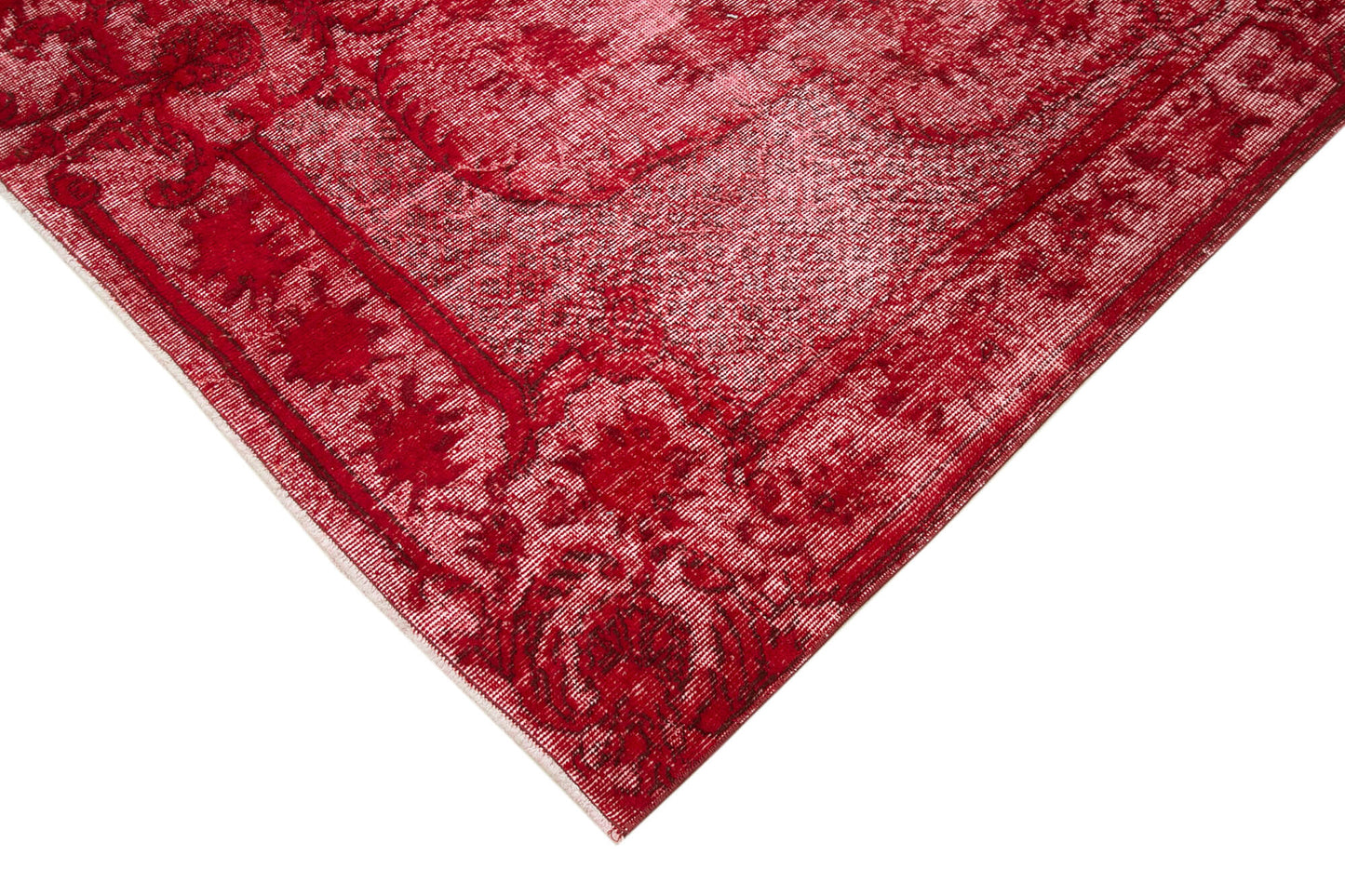 7x10 Red Over Dyed Rug - 25678