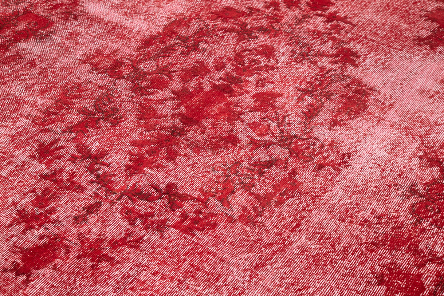 7x10 Red Over Dyed Rug - 25678