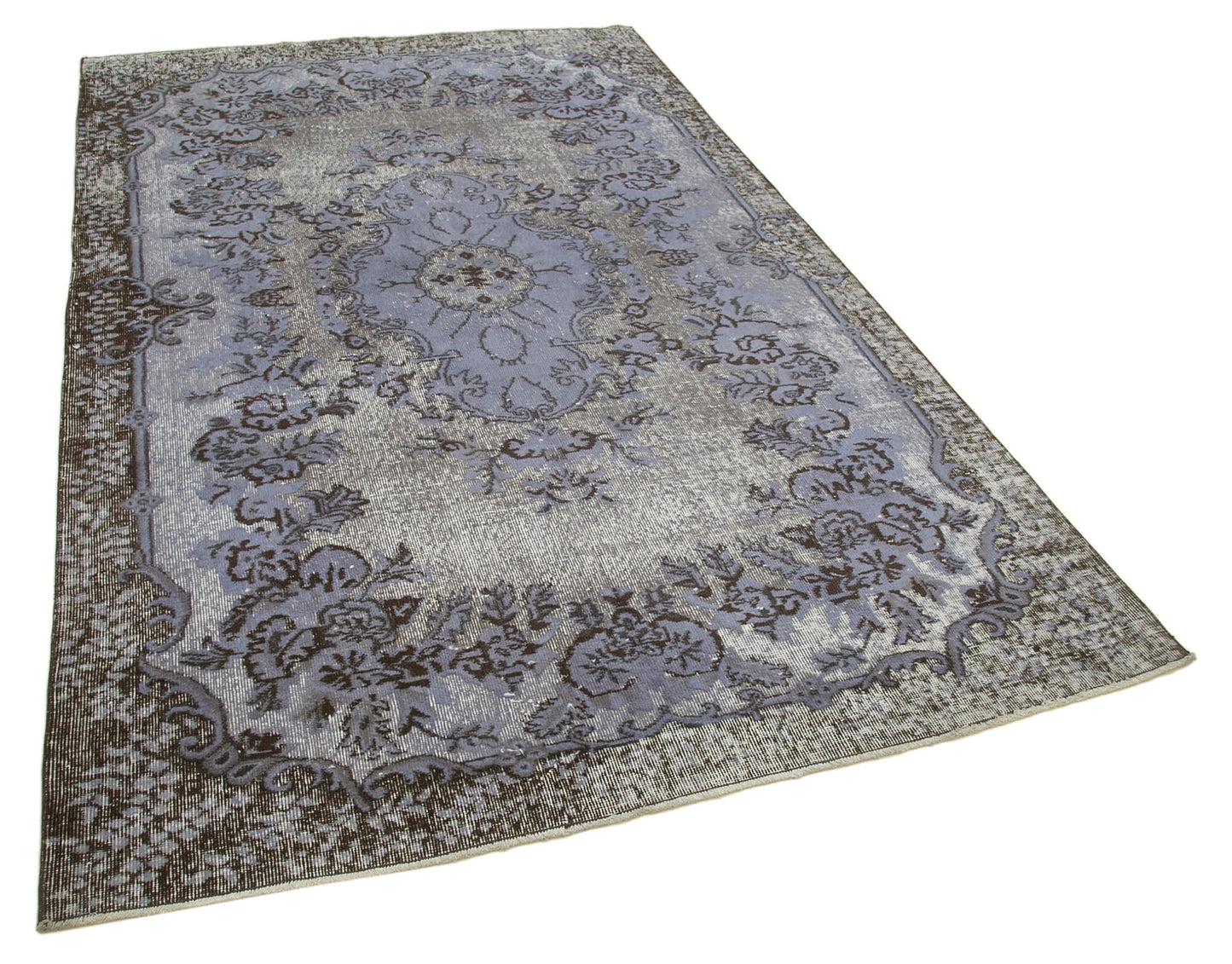 5x9 Grey Over Dyed Rug - 25685