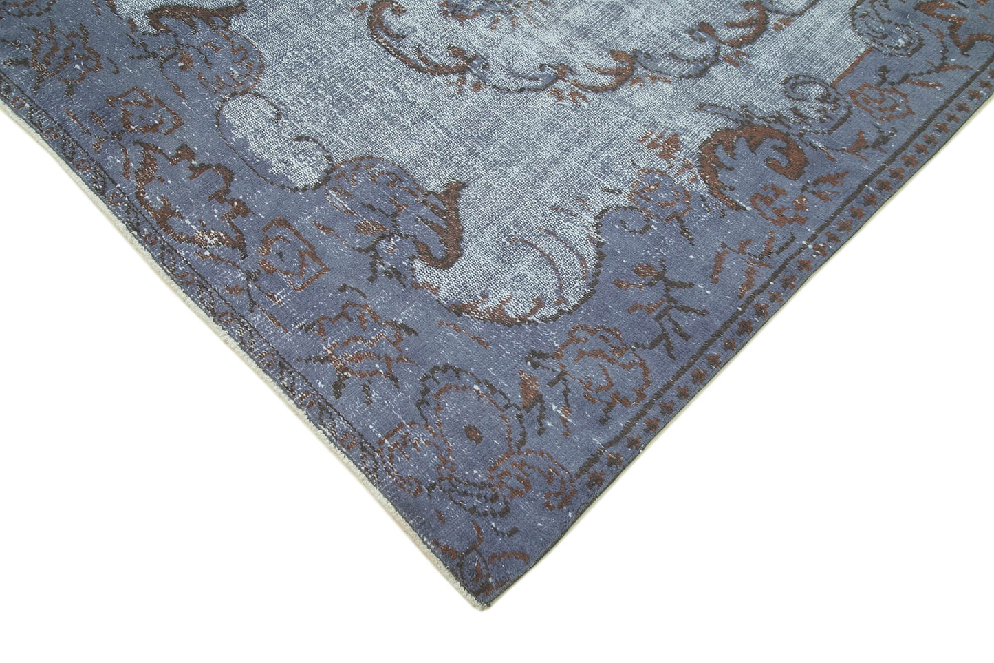 5x9 Blue Over Dyed Rug - 25686