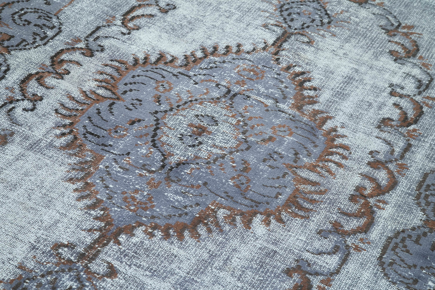 5x9 Blue Over Dyed Rug - 25686