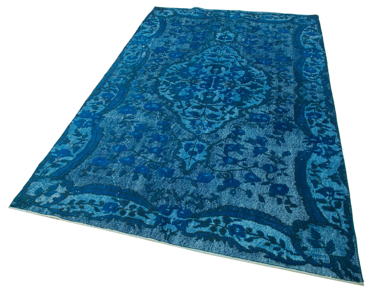 5x8 Turquoise Over Dyed Rug - 25692