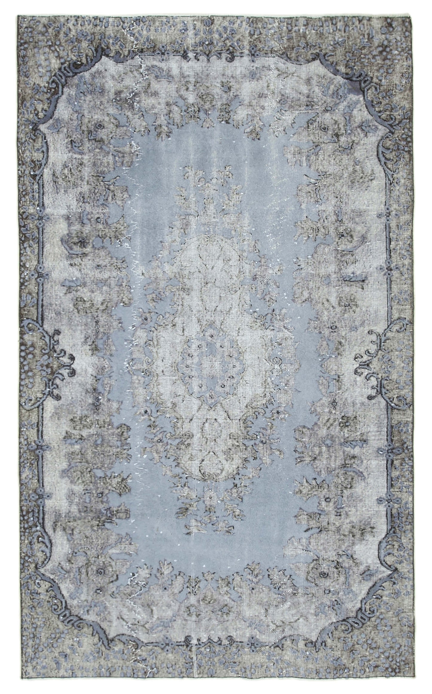 5x9 Grey Over Dyed Rug - 25697