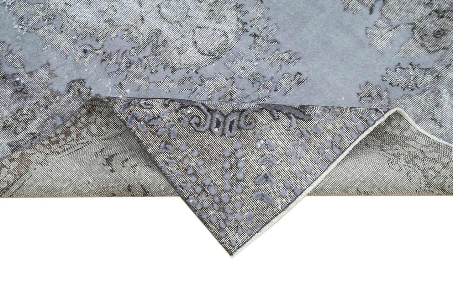 5x9 Grey Over Dyed Rug - 25697