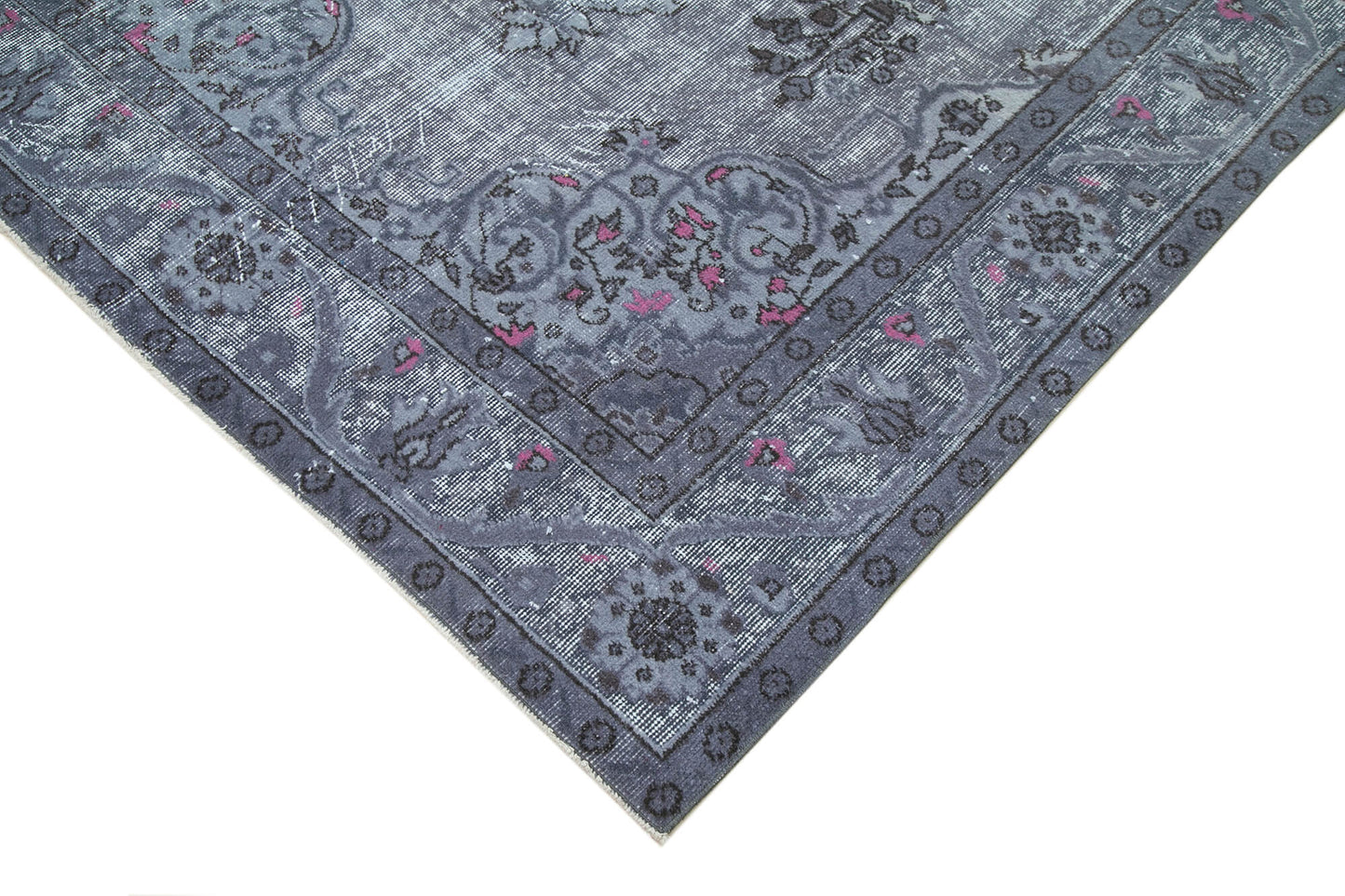 5x9 Grey Over Dyed Rug - 25698