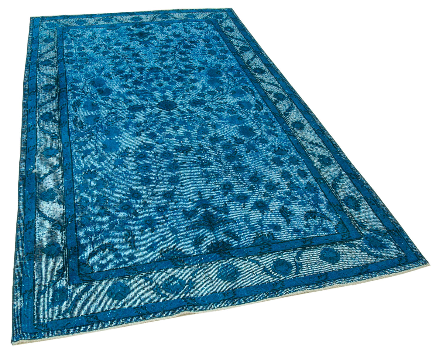 5x8 Turquoise Over Dyed Rug - 25700