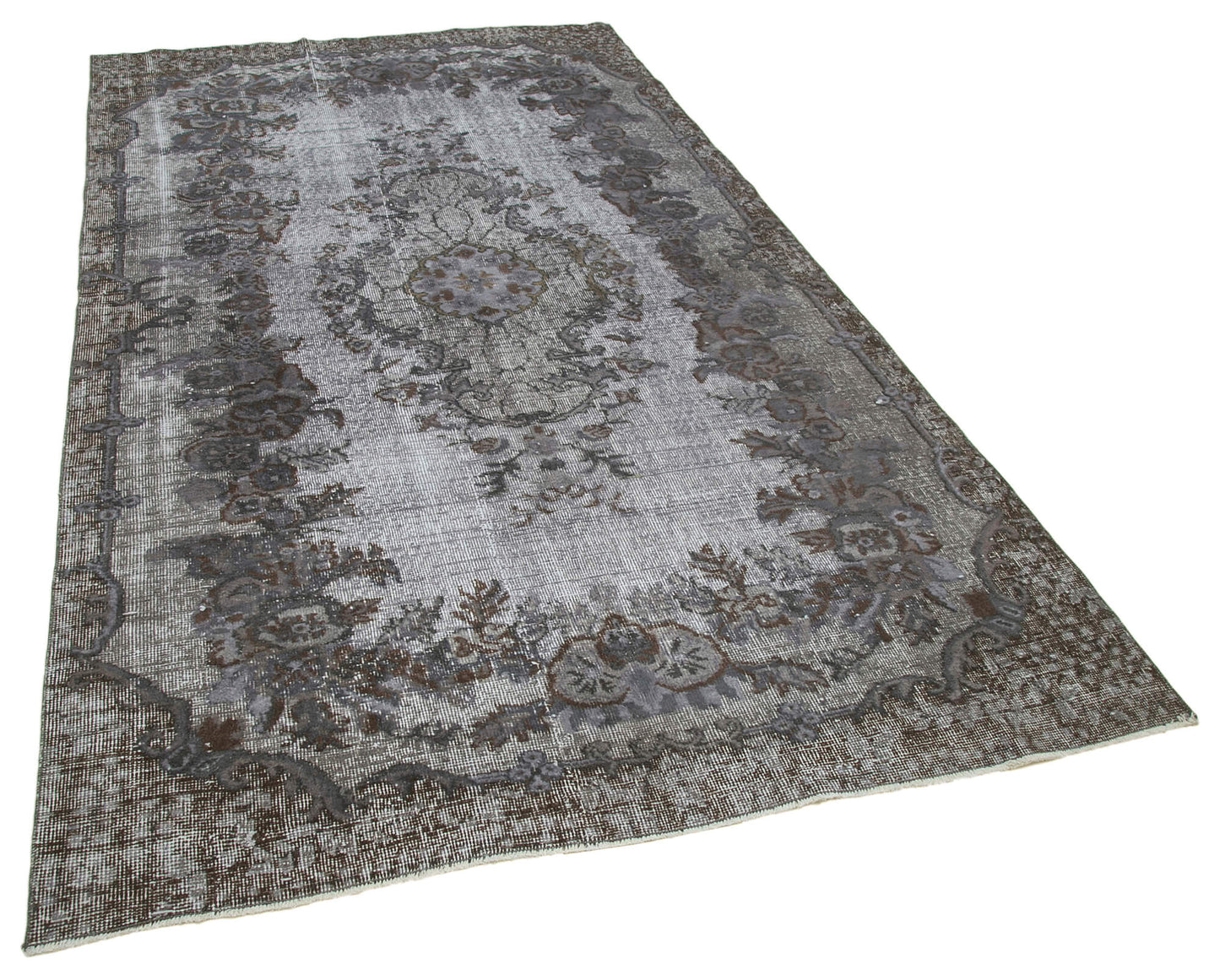 5x9 Grey Over Dyed Rug - 25704