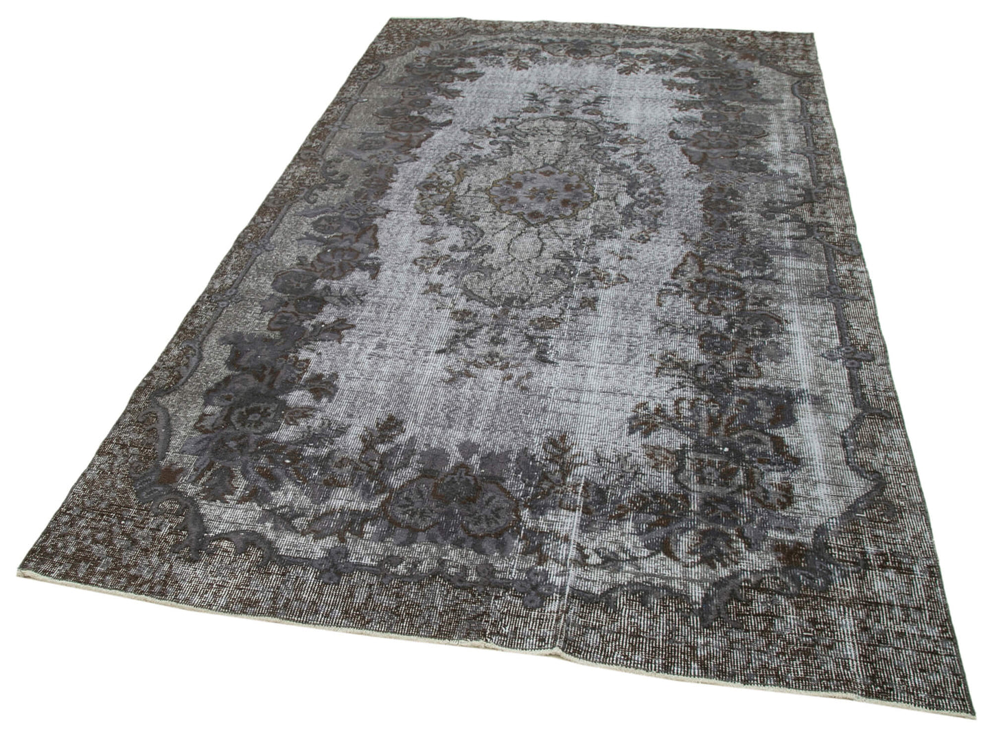 5x9 Grey Over Dyed Rug - 25704