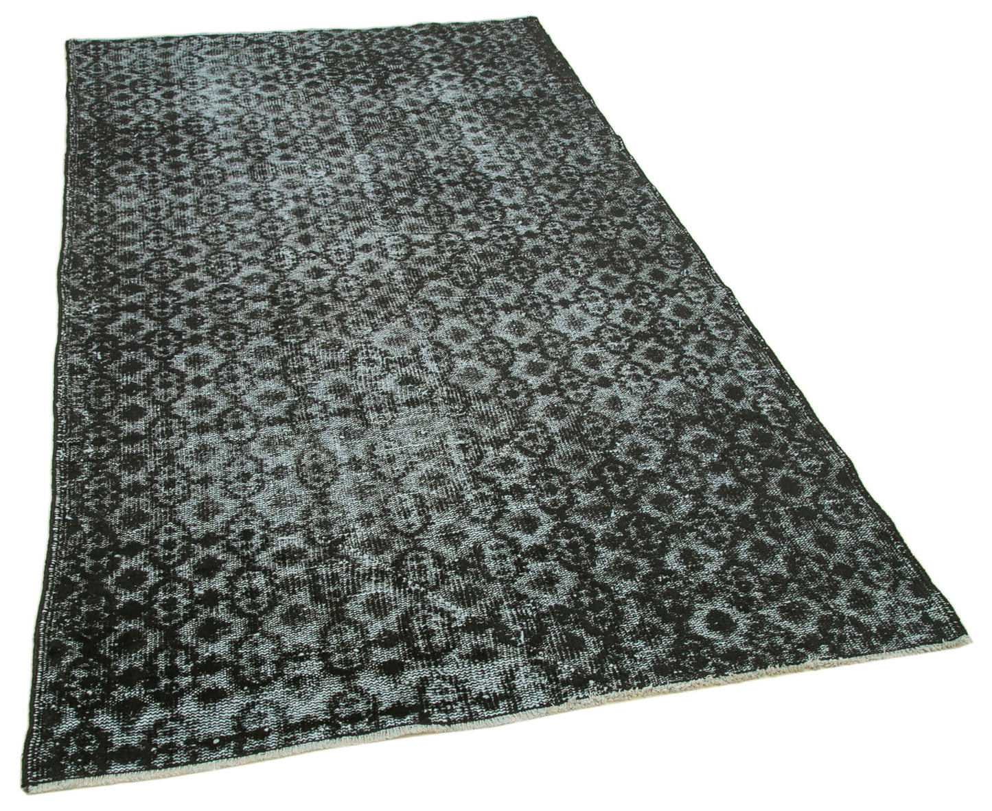 4x8 Black Over Dyed Rug - 25736