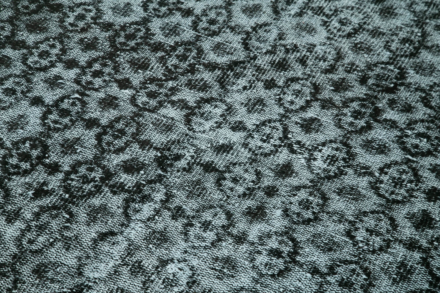 4x8 Black Over Dyed Rug - 25736