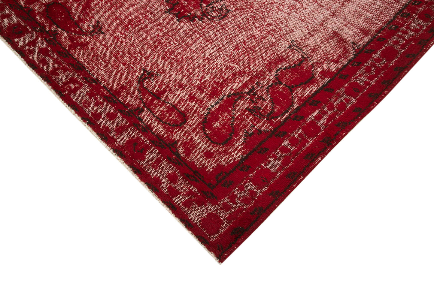 6x9 Red Over Dyed Rug - 25746