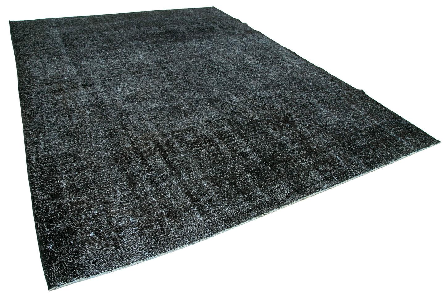 9x13 Black Overdyed Large Area Rug - 26473